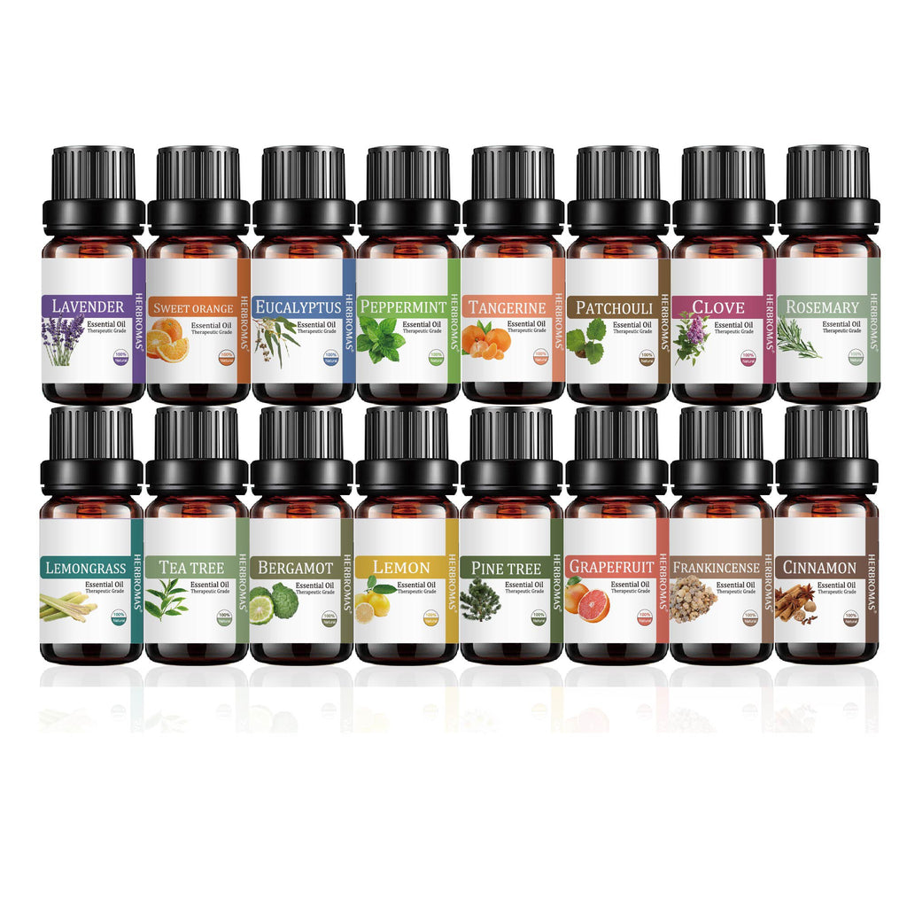 HERBROMAS -Natural Essential Oil Set - betterbusinessbargains